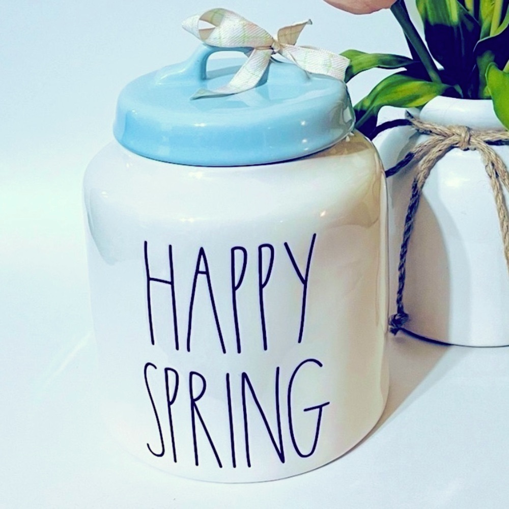 Rae Dunn Happy Spring Canister